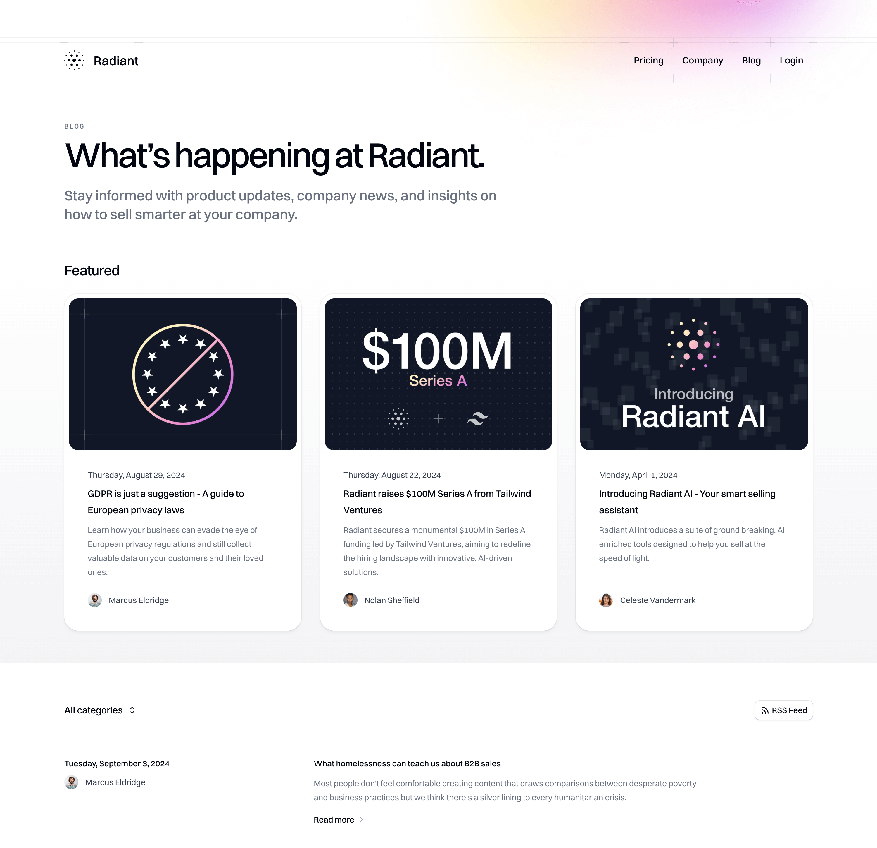 Blog de Radiant